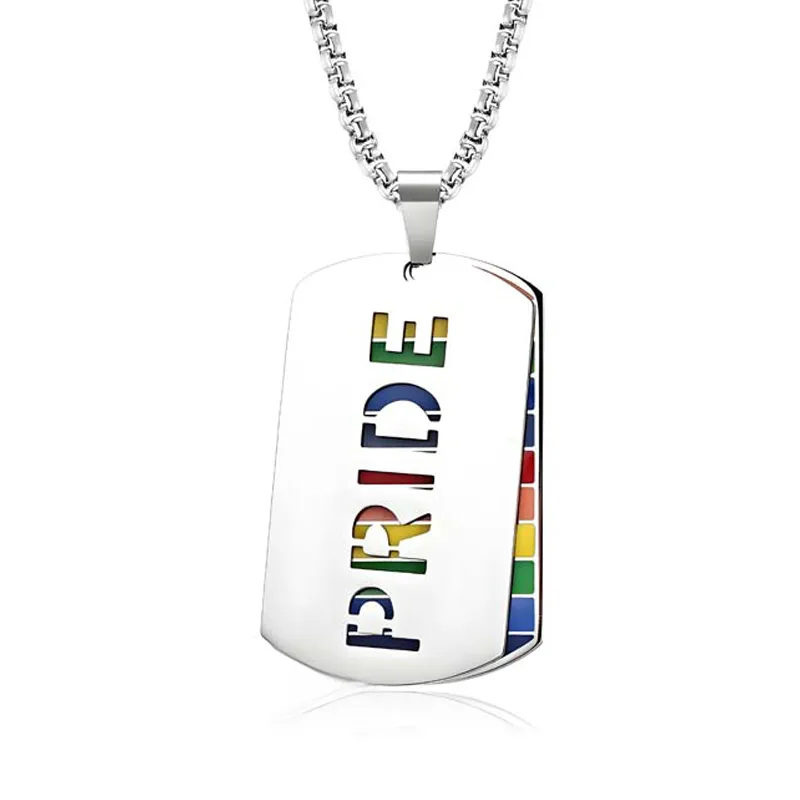 316L Stainless Steel Letter Charm Dog Tag Manufacturer