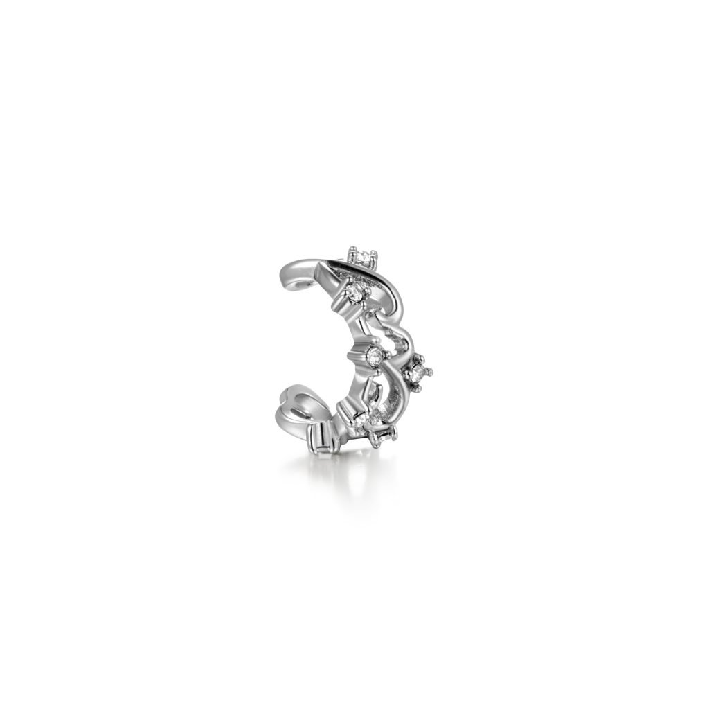 Haosen One-stop Customization Service 304 Stainless Steel Crystal Ear Cuff