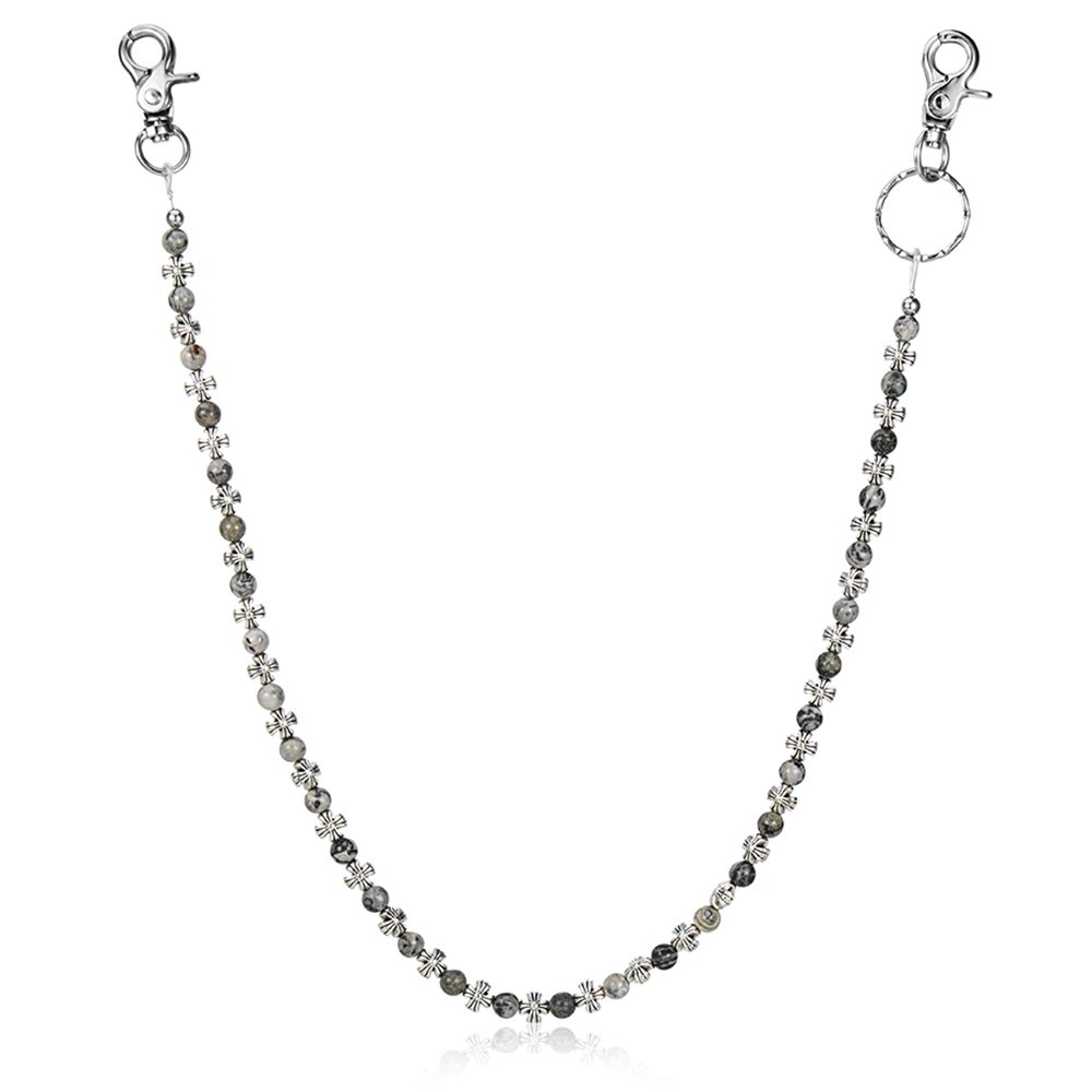 Cross Beaded Pocket Chain Customizable Jewelry Source Factory for Accessory Brands