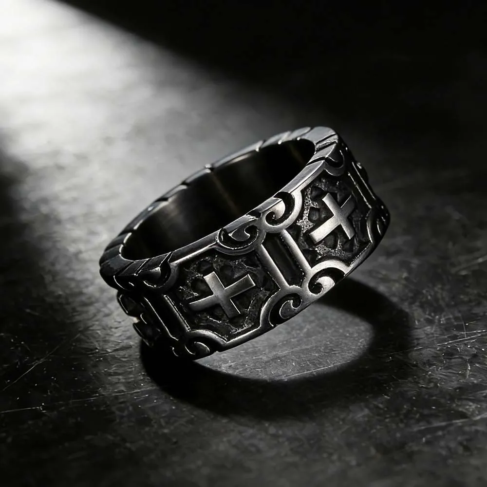 custom stainless steel cross ring manufacturer