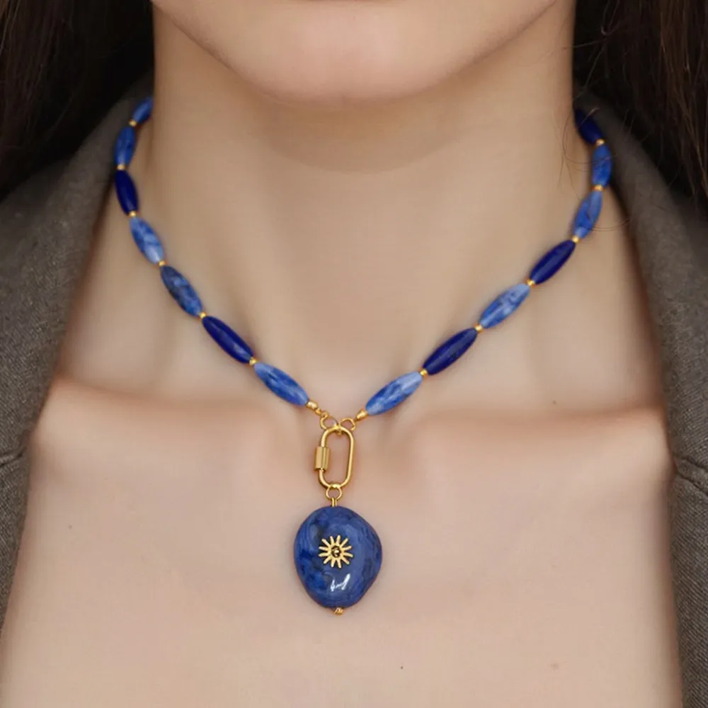 Color-Adjustable Resin Necklace -Fashion Jewelry Manufacturer Jewelry ODM Partner