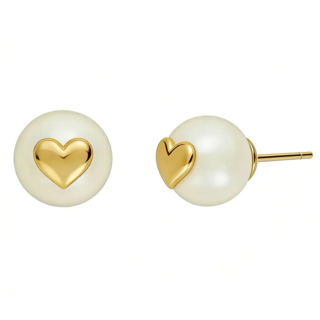 Pearl Stud Earrings Private Label Custom Jewelry Manufacturer Wholesaler