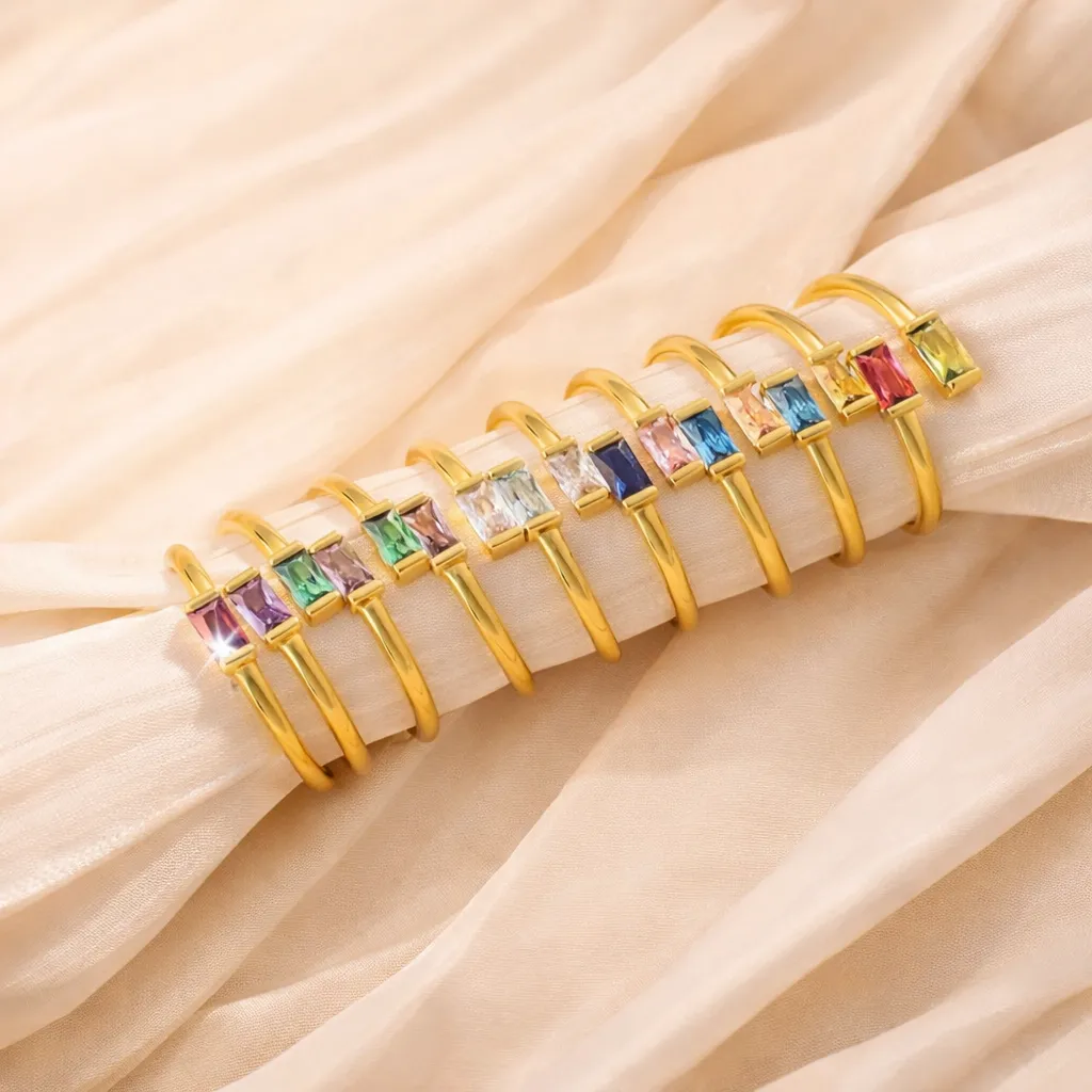 Jewelry Manufacturer 316L Stainless Steel Birthstone Ring | Bespoke Service