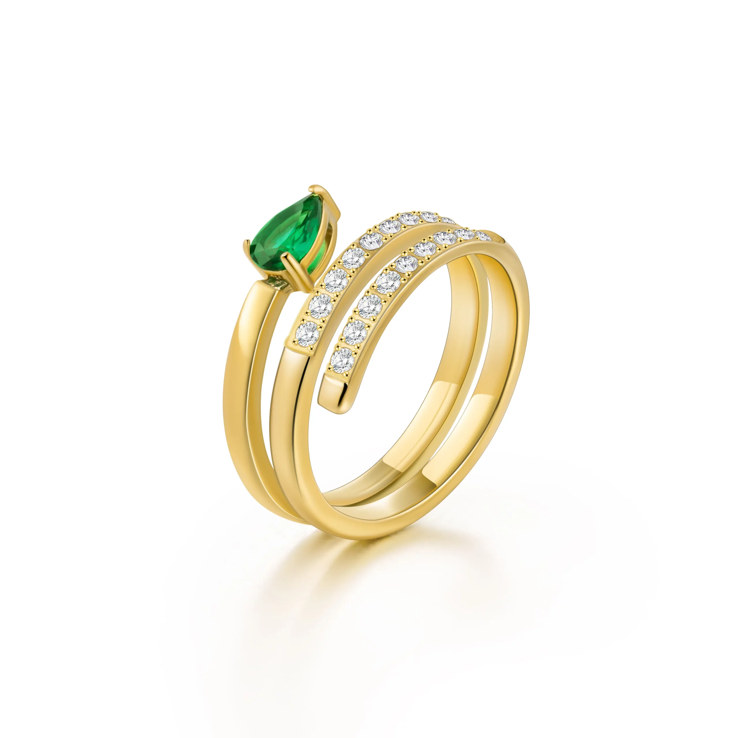 Fashion Jewelry Manufacturer 316L Stainless Steel Birthstone Ring | Custom Made