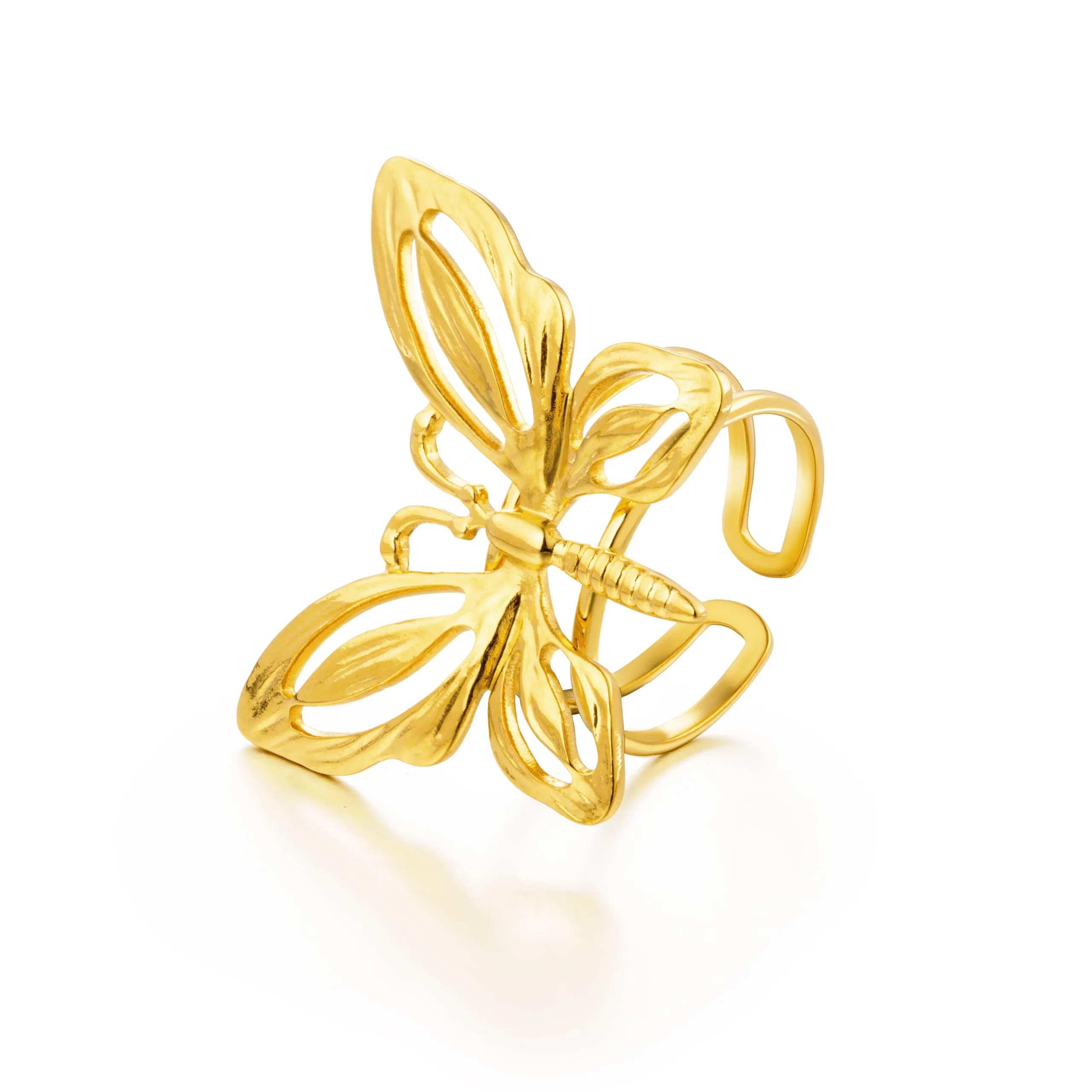 Jewelry Manufacturer 316L Stainless Steel Butterfly Ring | Bespoke Service