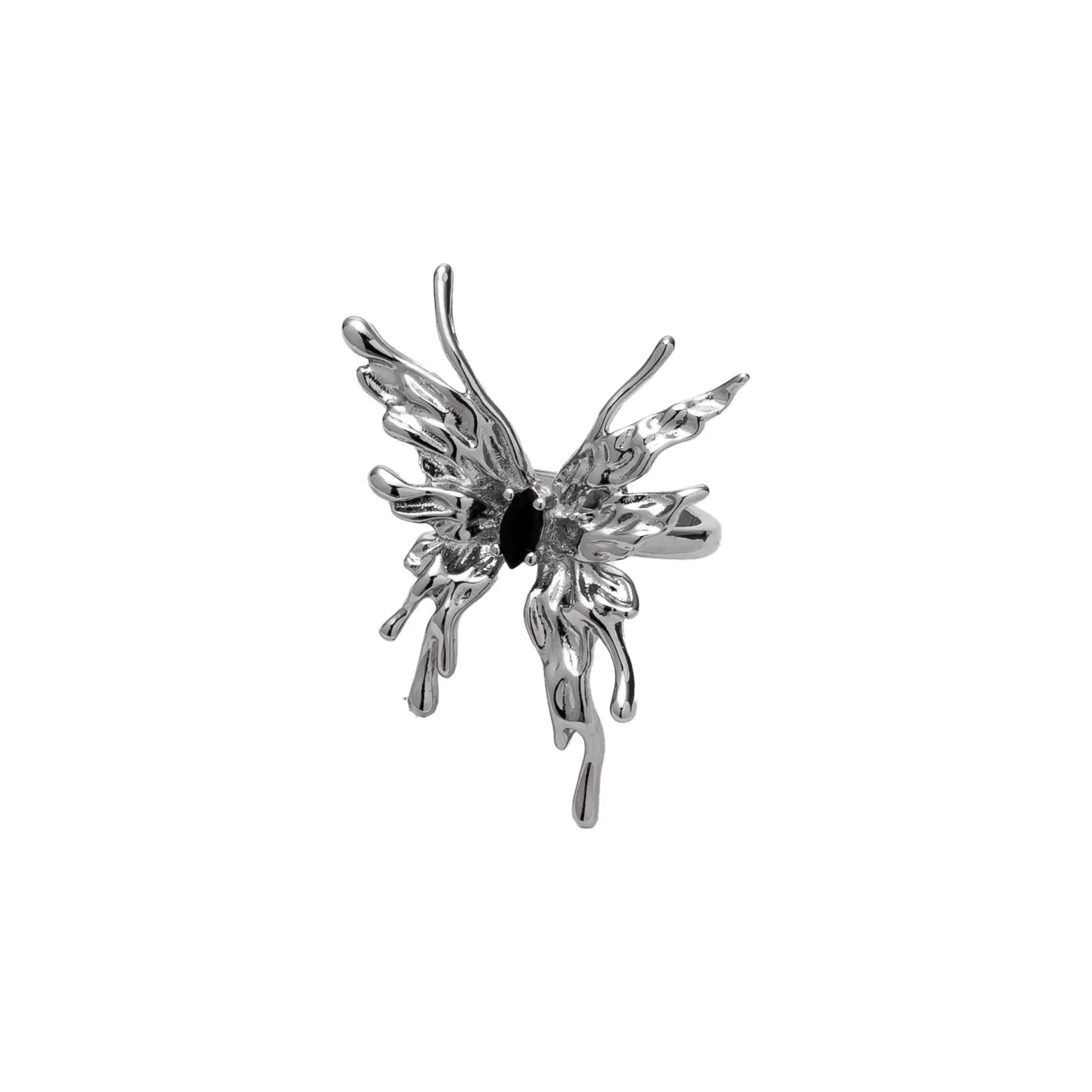B2B Jewelry Manufacturer 316L Stainless Steel Butterfly Ring | Bulk Ordering
