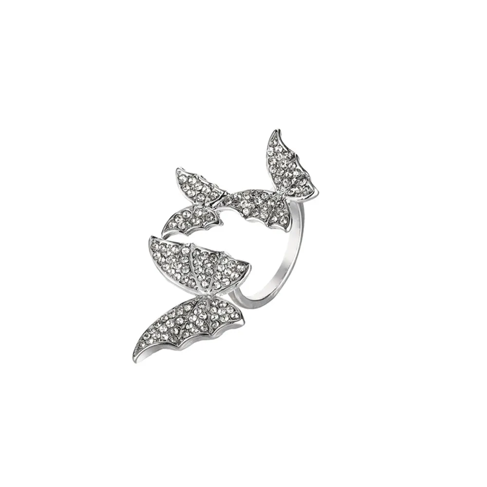 Custom Jewelry Manufacturer 316L Stainless Steel Butterfly Ring | Made to Order