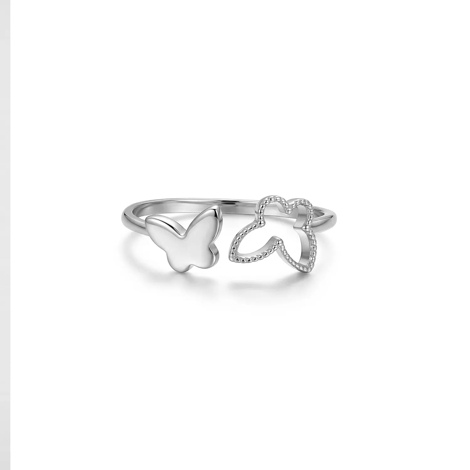 OEM Jewelry Manufacturer 316L Stainless Steel Butterfly Ring | Mass Production
