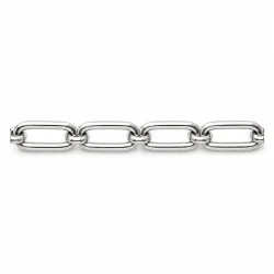 Custom polished paperclip chain. B2B ready for OEM/ODM orders, ideal as modern base chain.